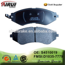 High Quality brake pad , brake pad importer OE: S4510019/D1035-7779